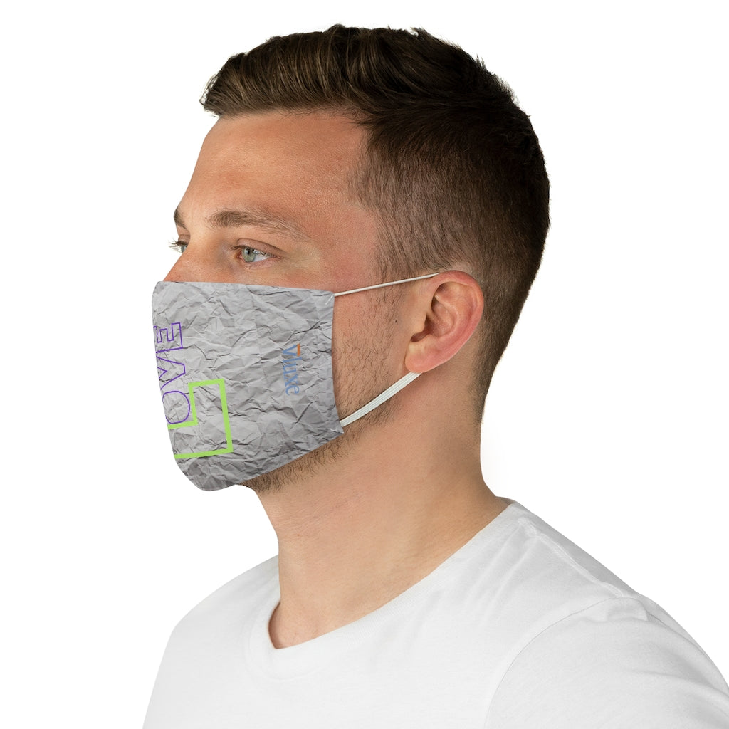 One Love Double Layer Fabric Face Mask