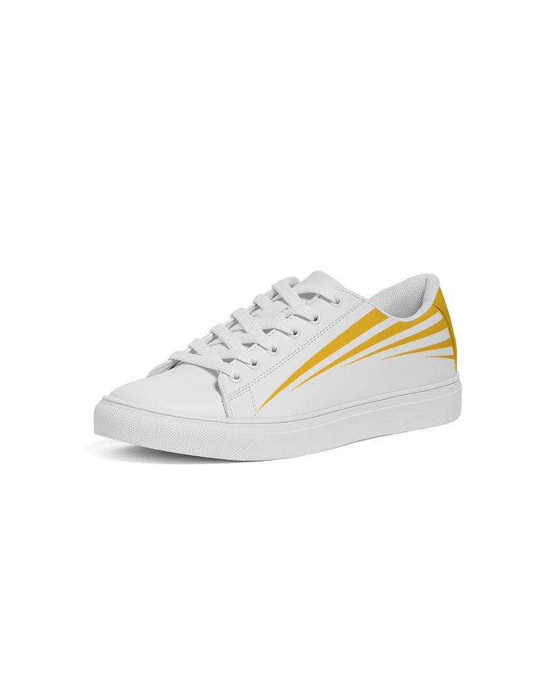 Fly High Yellow Men's Faux-Leather Sneaker | Always Get Lucky