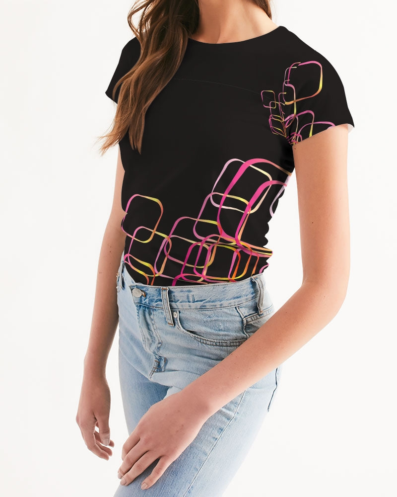 Palm Springs Soft Black Women's Tee | Always Get Lucky