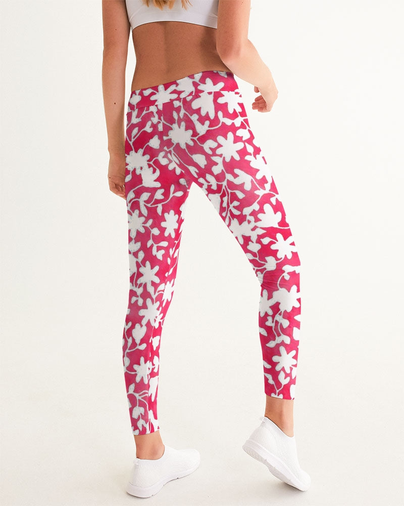 Camo Flower Flame Women's Yoga Pants