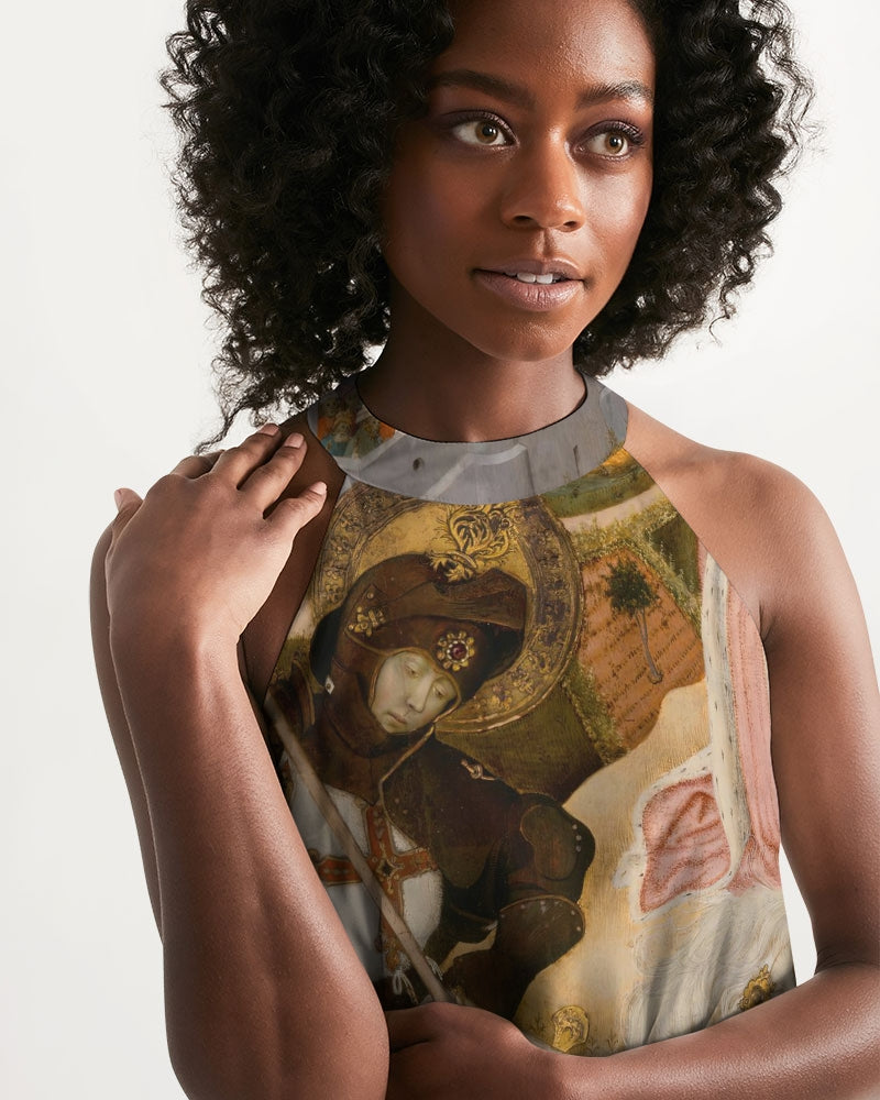 St. George And The Dragon Women's Halter Dress | Always Get Lucky