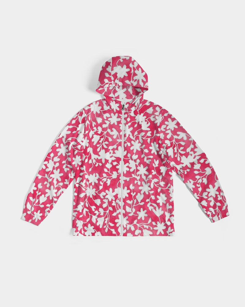 Camo Flower Flame Men's Windbreaker