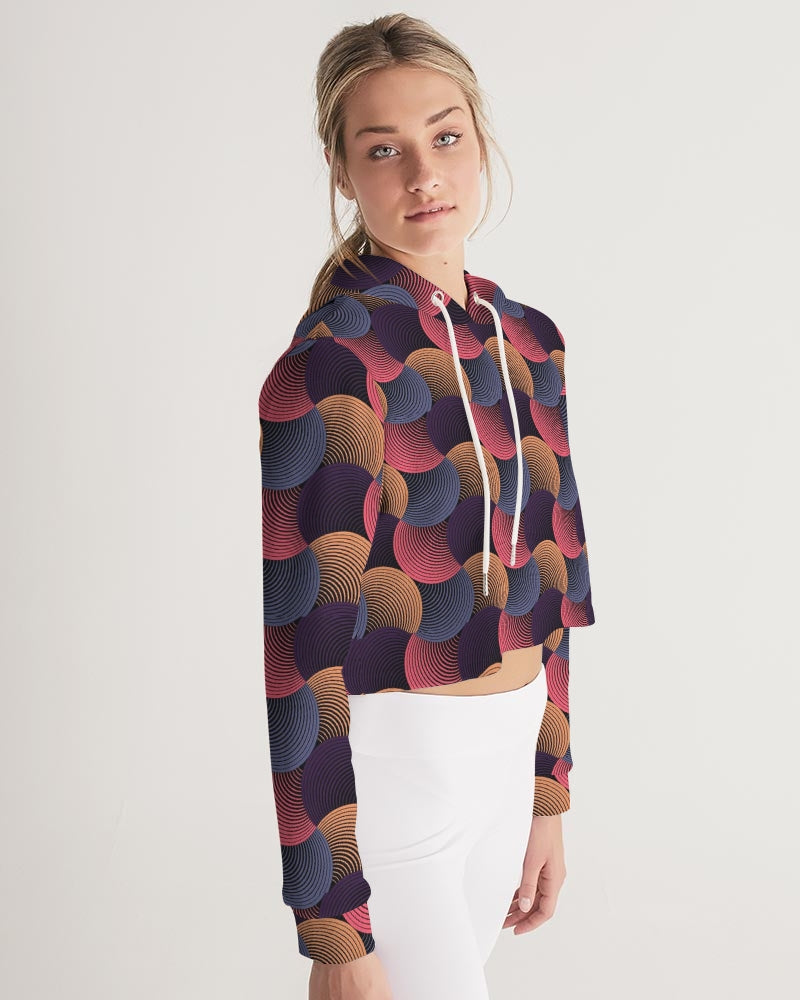 Parquet Women's Cropped Hoodie