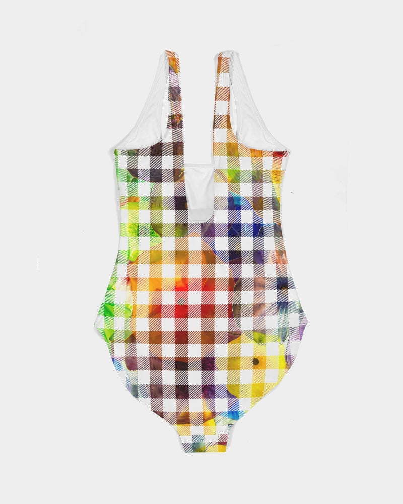 Fantasy Check Women's One-Piece Swimsuit