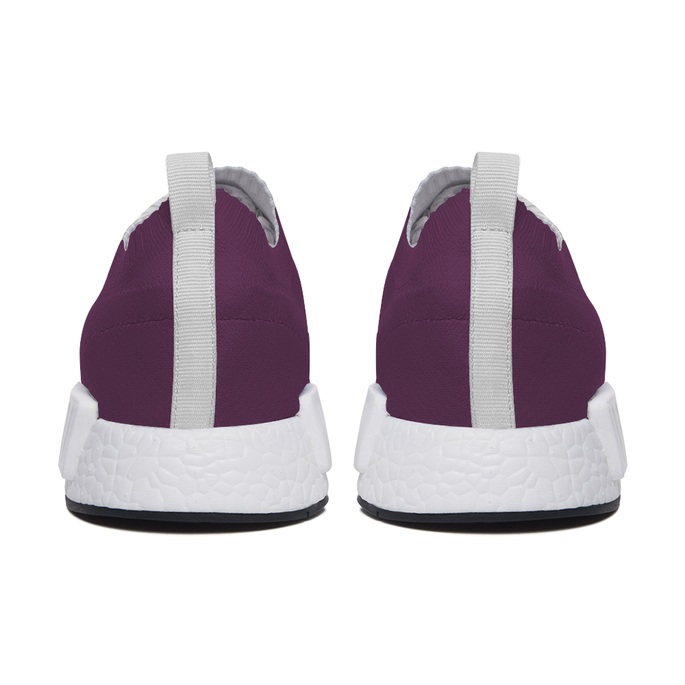 Split Purple Slip On Walking Shoes Lightweight Sneakers from Vluxe by Lucky Nahum