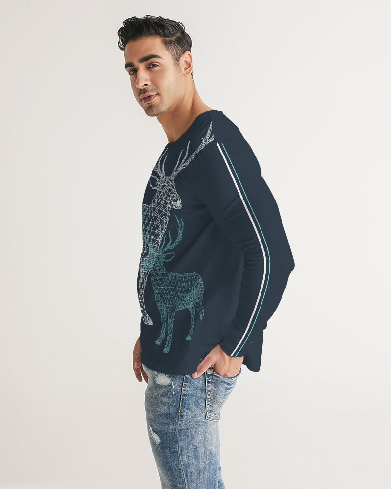 Norway Holiday Navy Men's Long Sleeve Tee