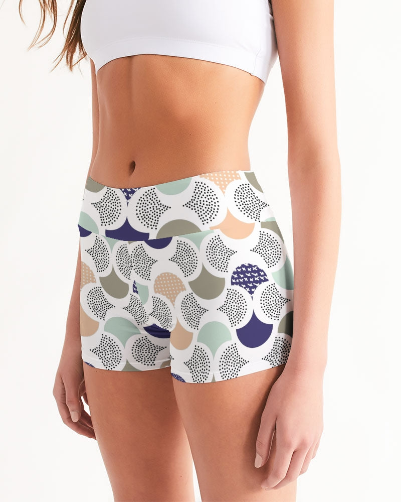 Shells Women's Mid-Rise Yoga Shorts