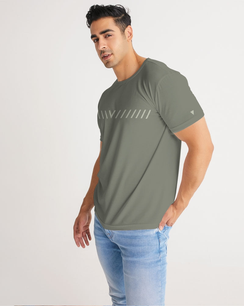 Solid State Of Mind V Olive Men's Tee  | Always Get Lucky