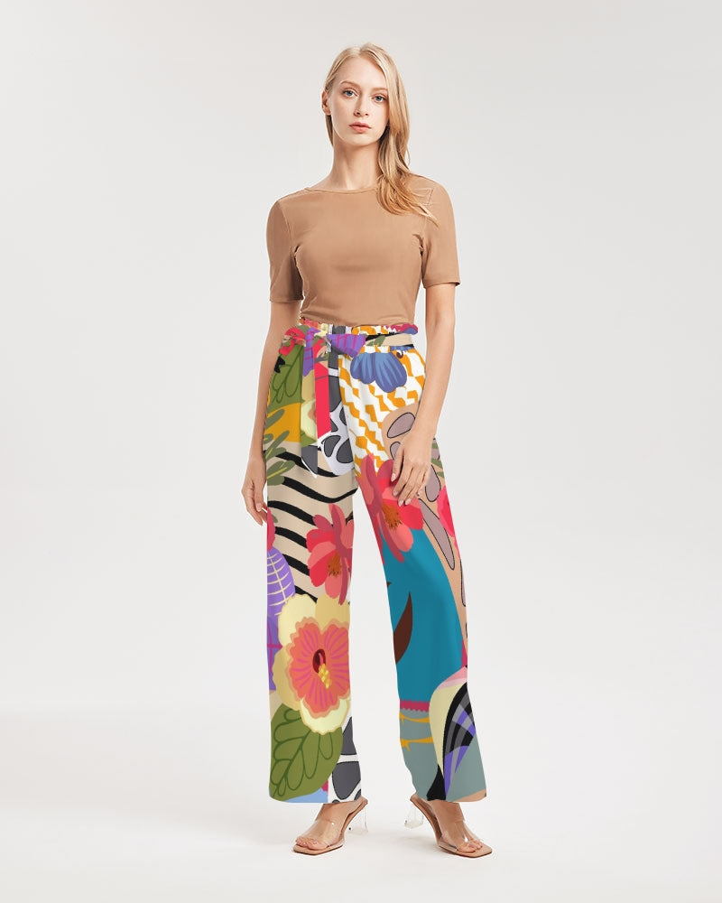 Bird of Paradise Women's High-Rise Wide Leg Pants
