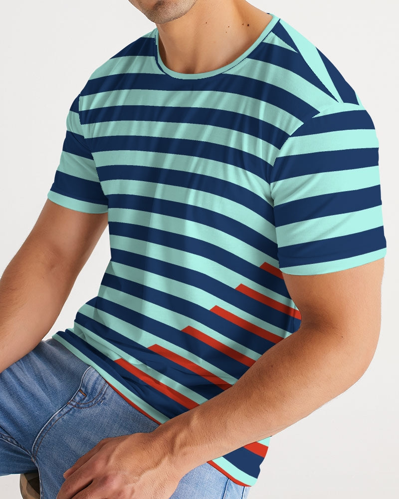 Geo Aqua Men's Tee