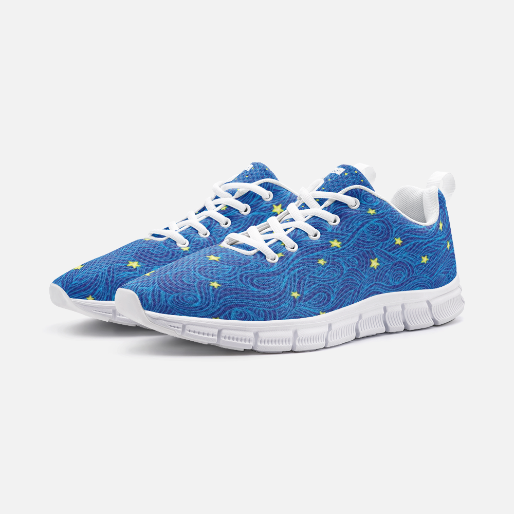 Starry Night Unisex Lightweight Athletic Sneakers