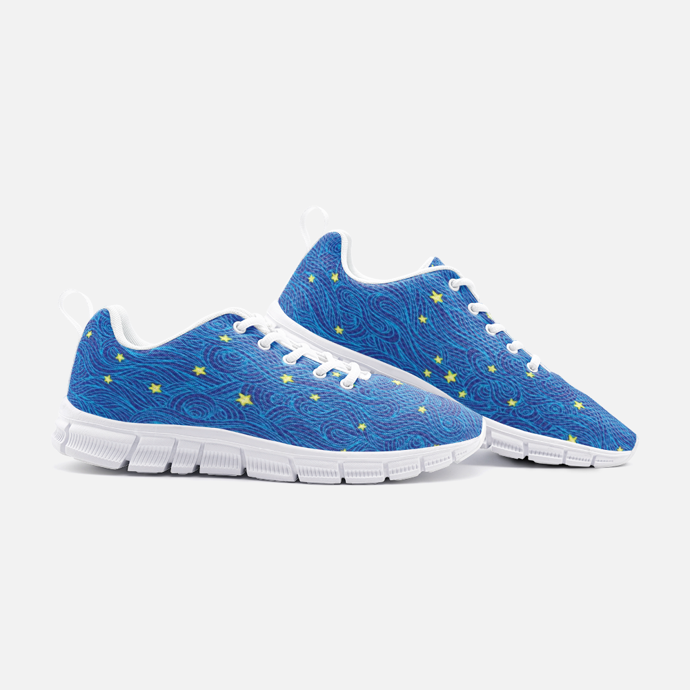 Starry Night Unisex Lightweight Athletic Sneakers