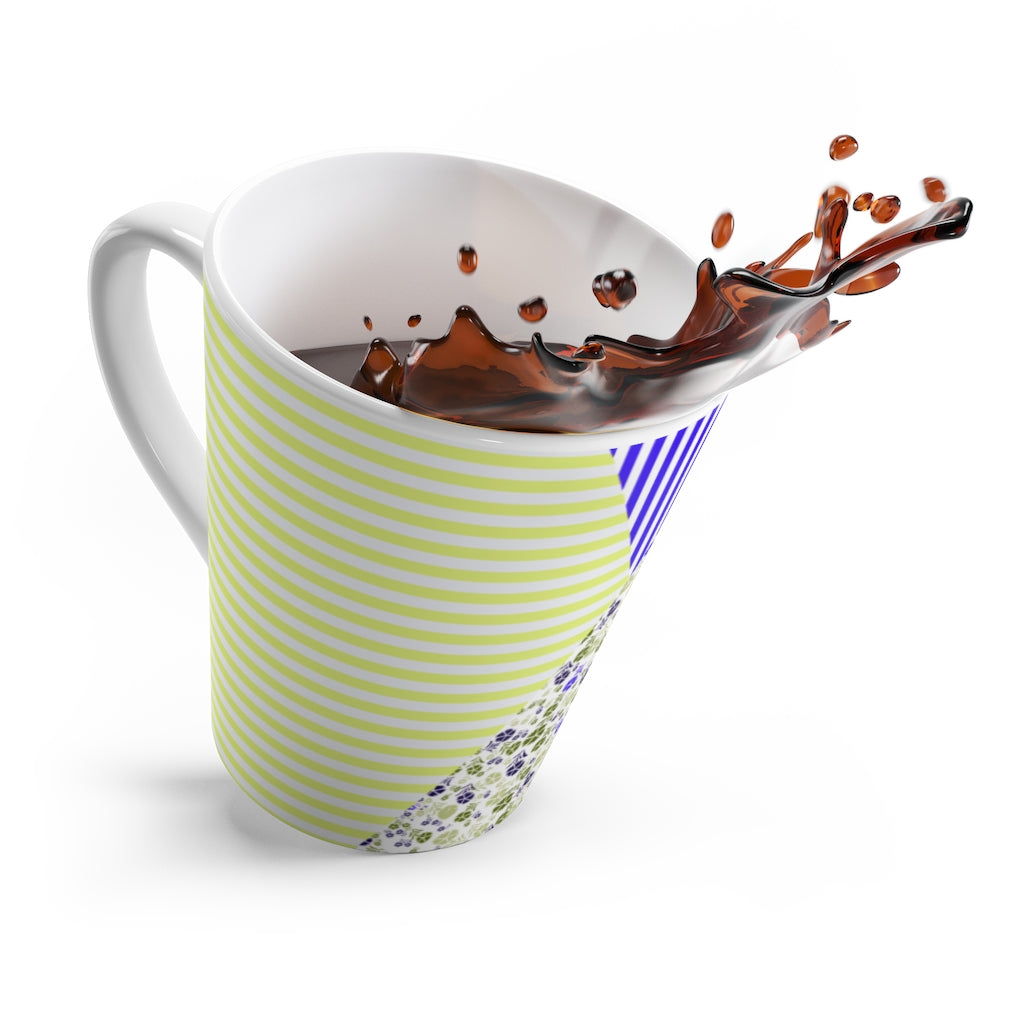 Athens Multi Lime Latte Mug