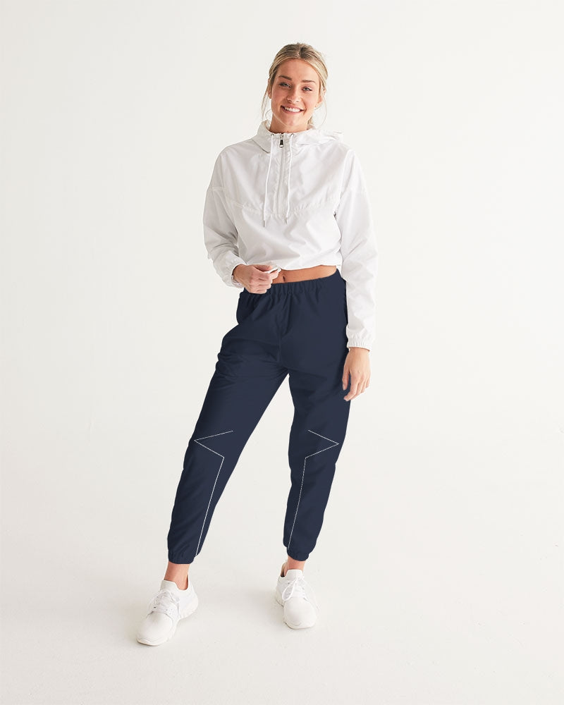 Lucky Lime Navy Geometric Women's Track Pants