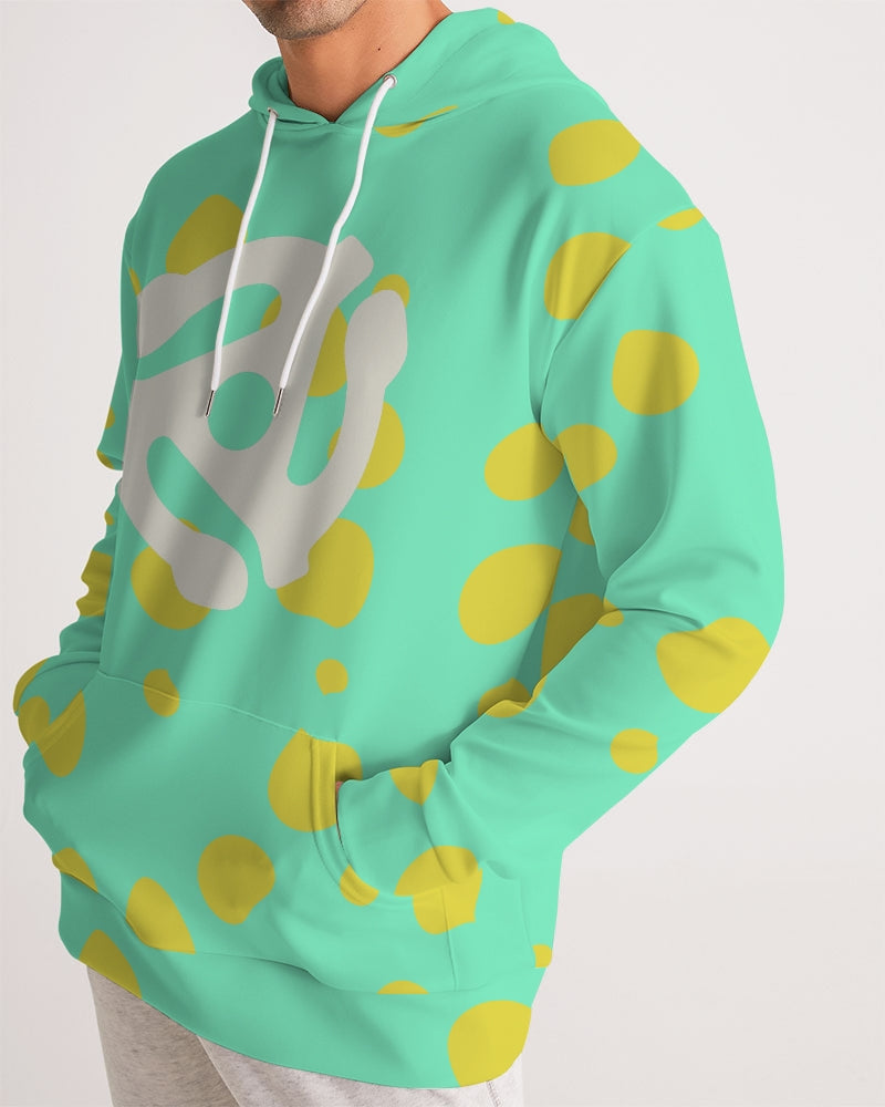 Sea Foam Record Vibe Men's Hoodie