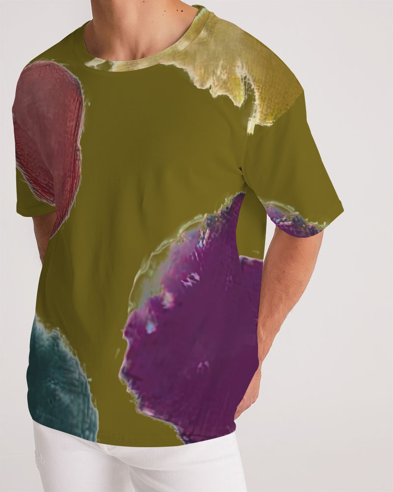 Splash Olive Men's Premium Heavyweight Tee | Always Get Lucky