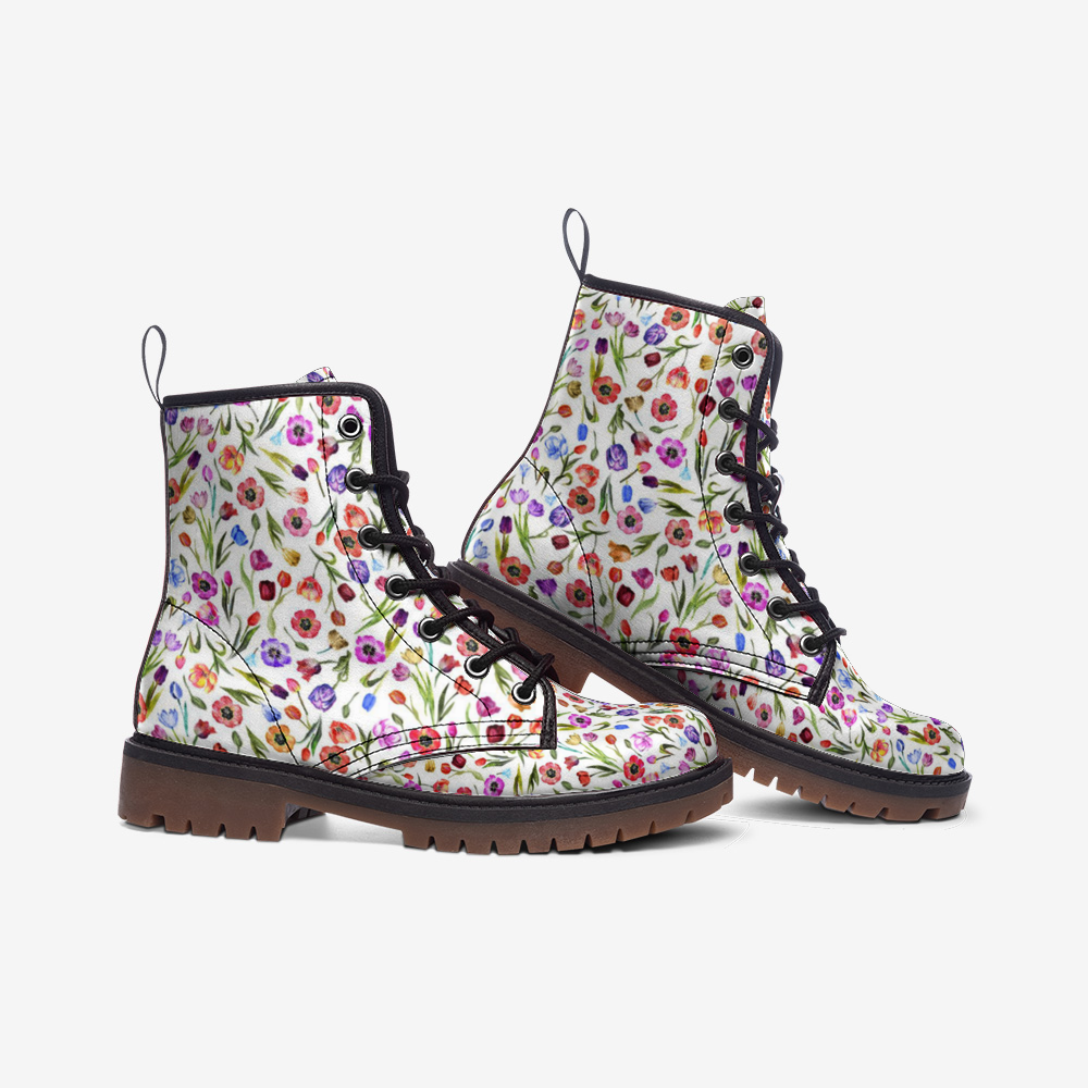 Positano Red Casual Leather Lightweight Boots | Always get Lucky