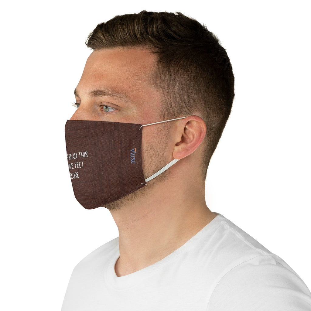 Read Coffee Double Layer Fabric Mask from Vluxe by Lucky Nahum