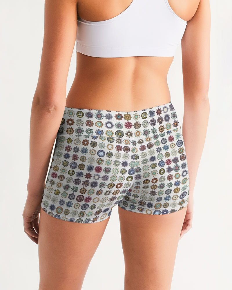 Gallipoli Women's Mid-Rise Yoga Shorts | Always Get Lucky