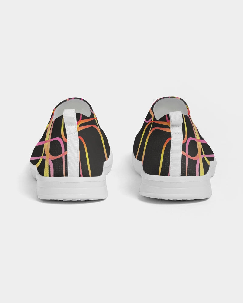 Palm Springs Soft Black Women's Slip-On Flyknit Shoe