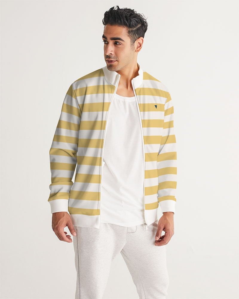 Classic Vluxe Yellow Stripe Men's Track Jacket