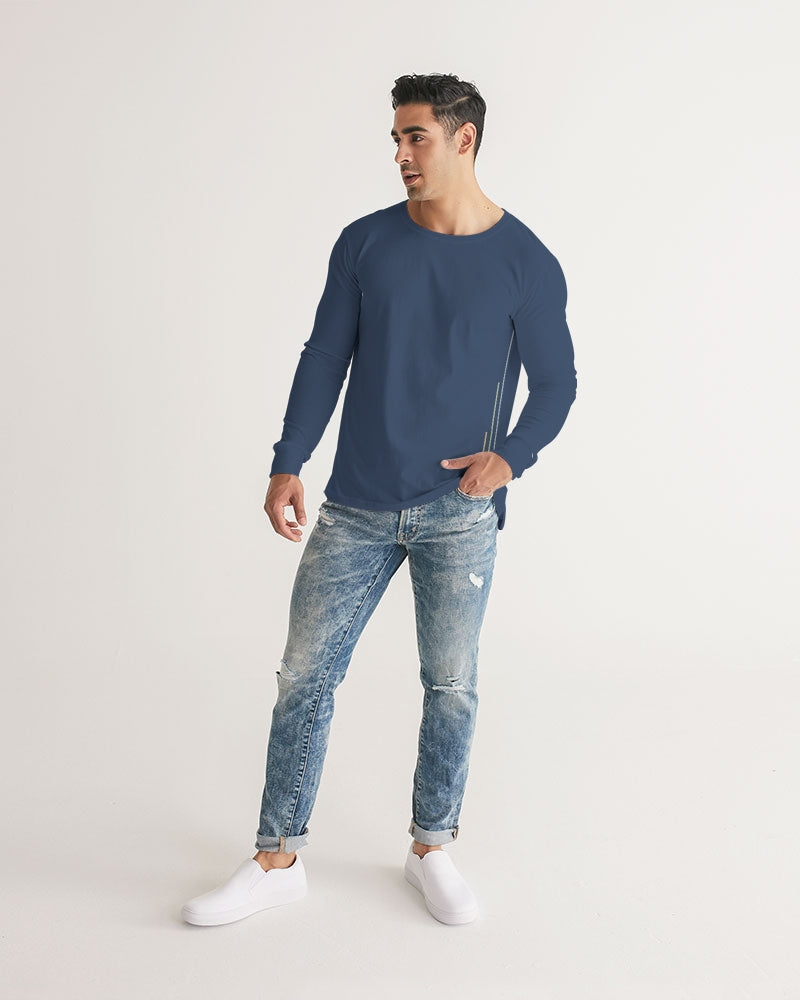 Forever Blue Peacock Men's Long Sleeve Tee