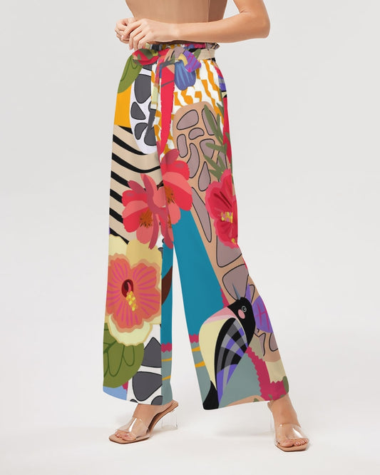 Bird of Paradise Women's High-Rise Wide Leg Pants