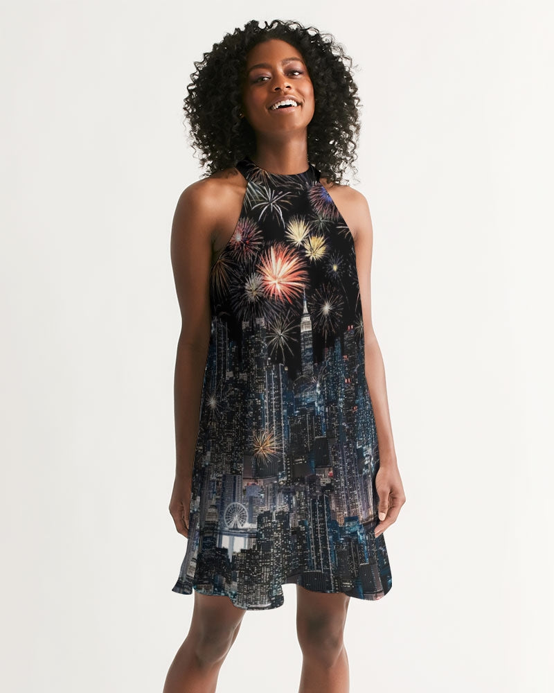 New York New York Women's Halter Dress
