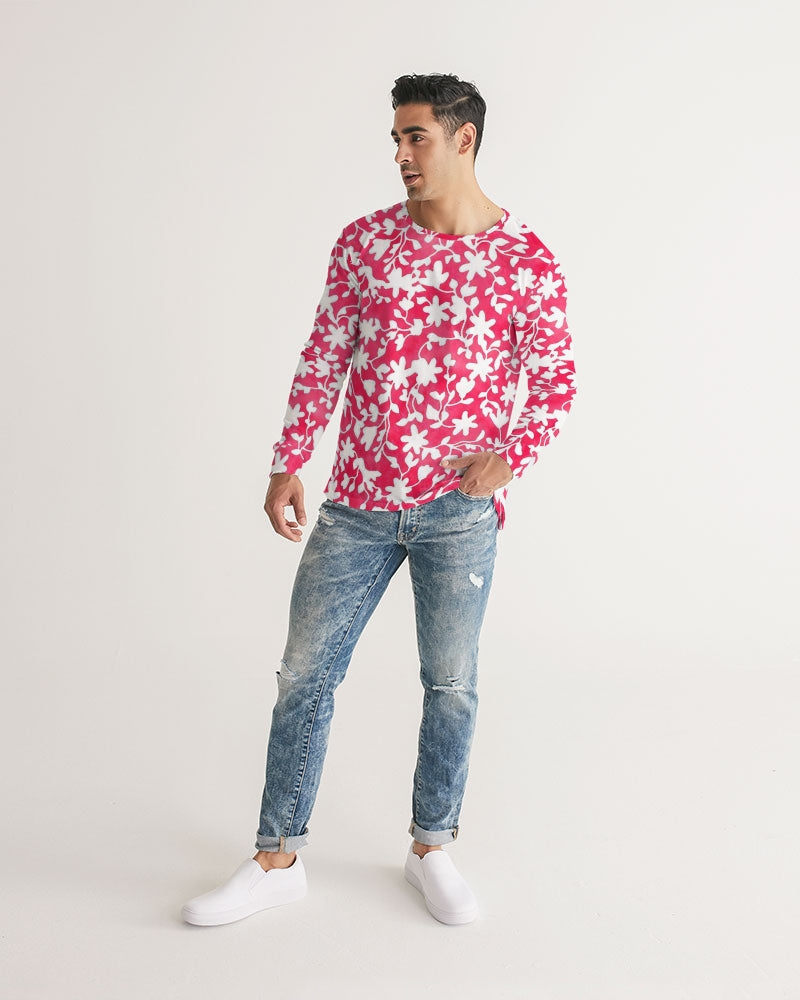 Camo Flower Flame Men's Long Sleeve Tee