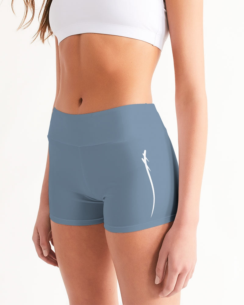 Signature Lucky Lime Tabil Women's Mid-Rise Yoga Shorts