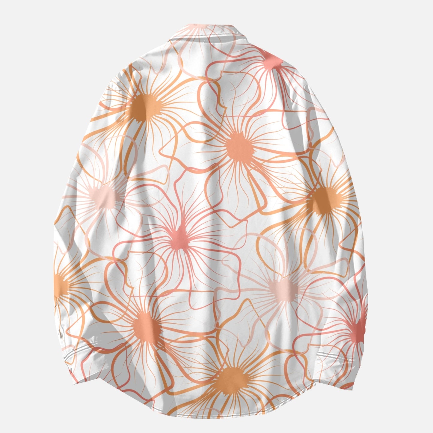 Overblown Floral Long Sleeve Shirts