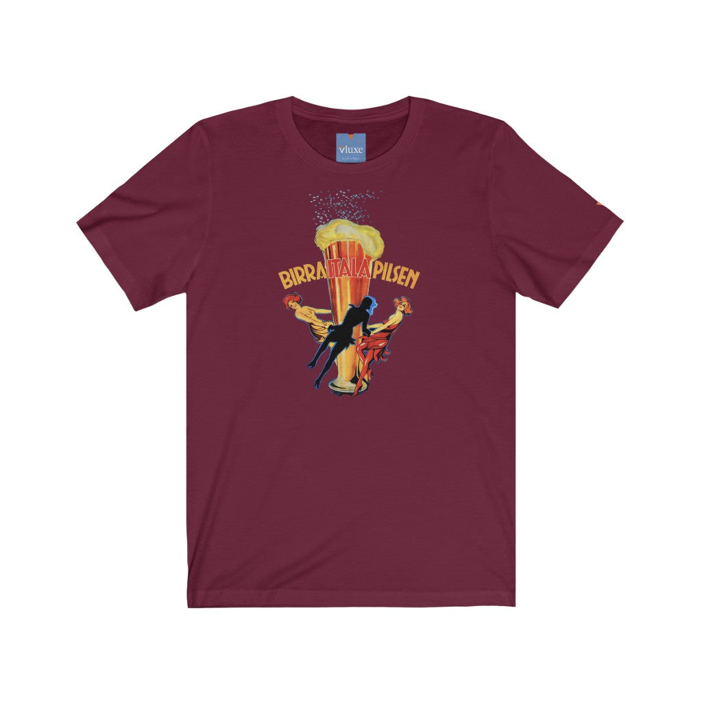 Cold Brew Vluxe by Lucky Nahum Unisex Jersey Short Sleeve Tee