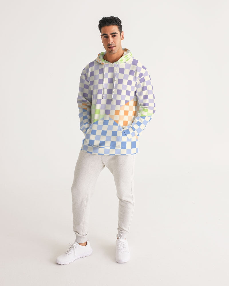 Criss Cross Check Multi Men's Hoodie