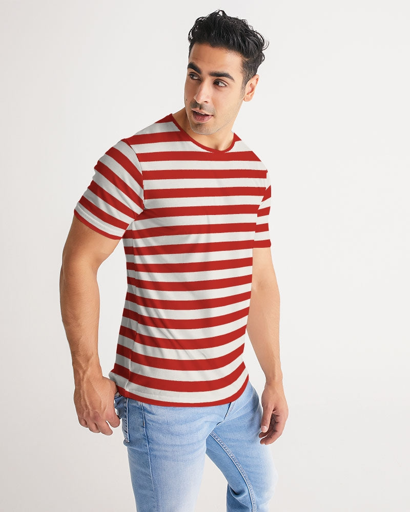 Classic Vluxe Red Stripe Men's Tee