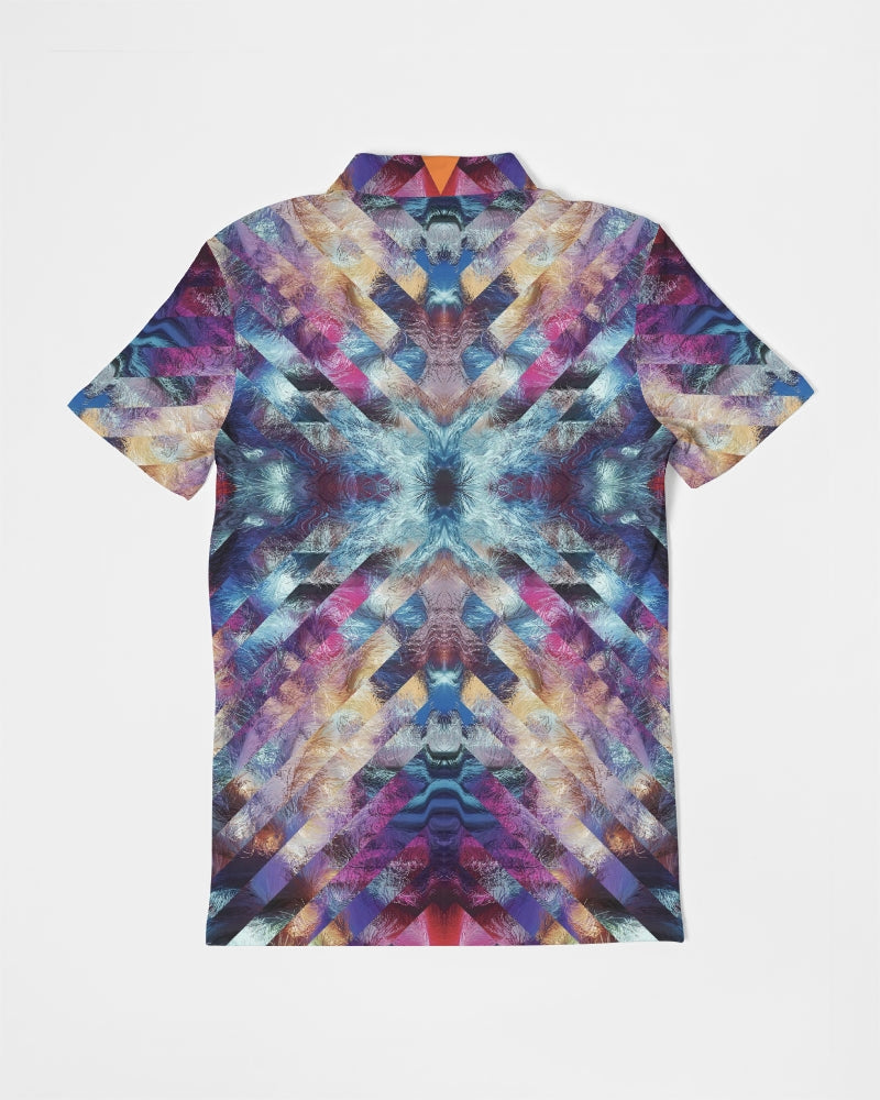 Astro Men's Slim Fit Short Sleeve Polos from Vluxe by Lucky Nahum