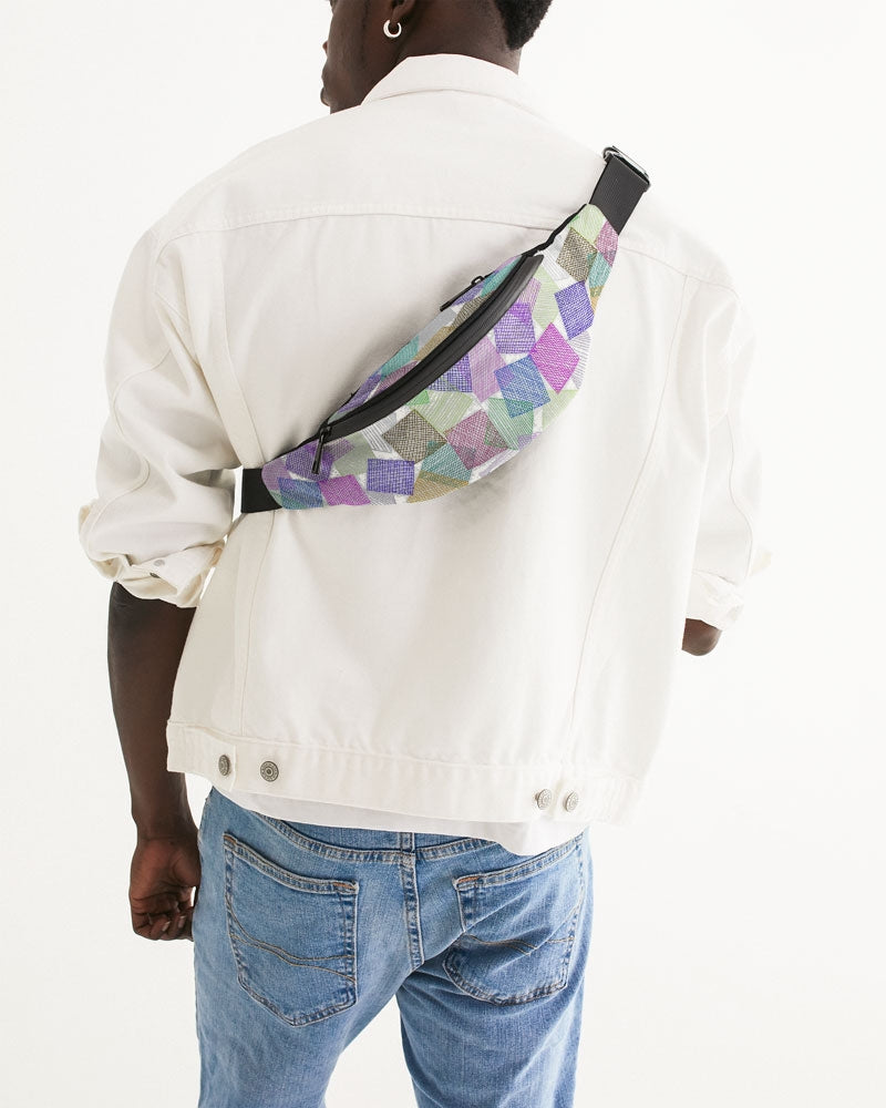 Boxes White Crossbody Sling Bag