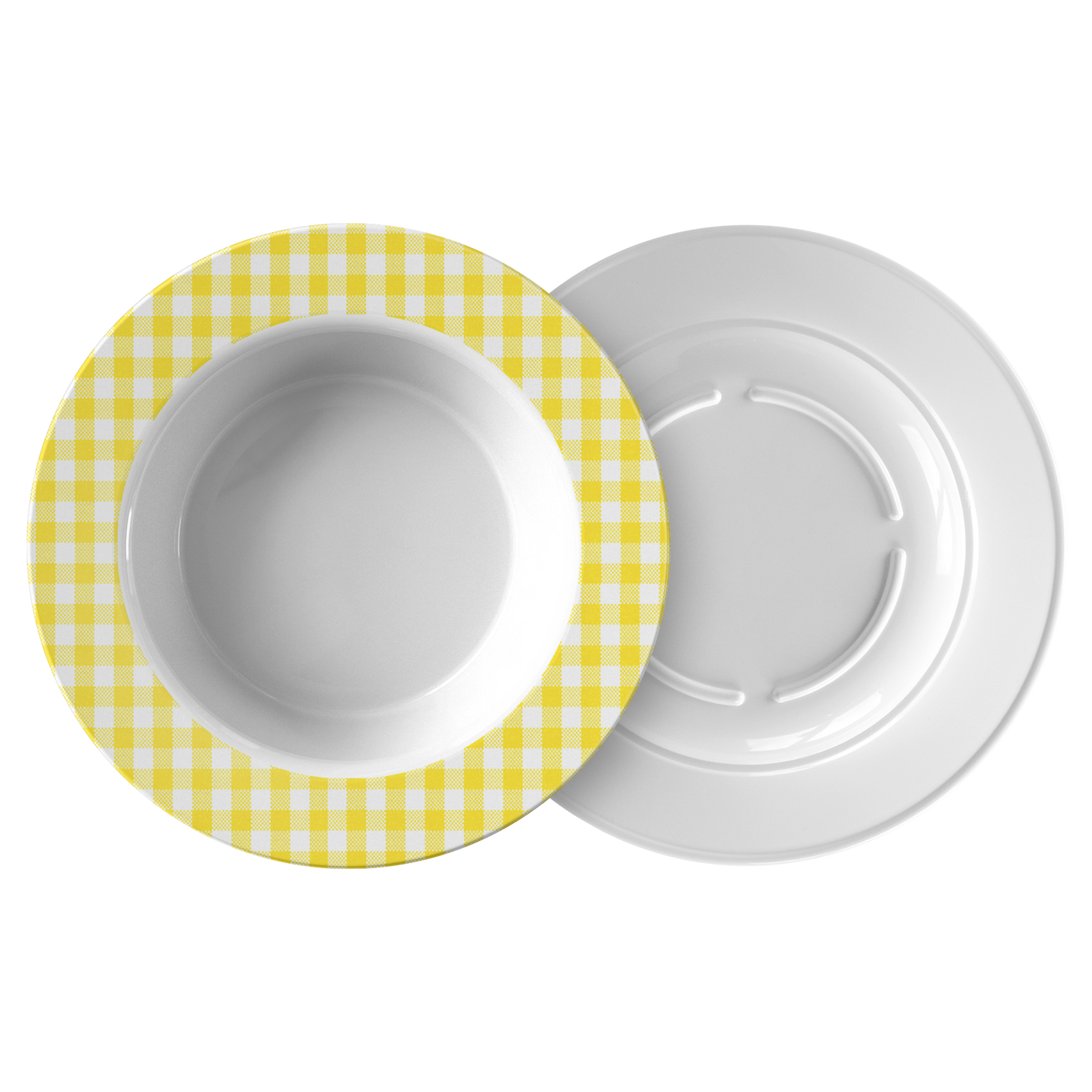 Sartorially Checked Lemon Bowl