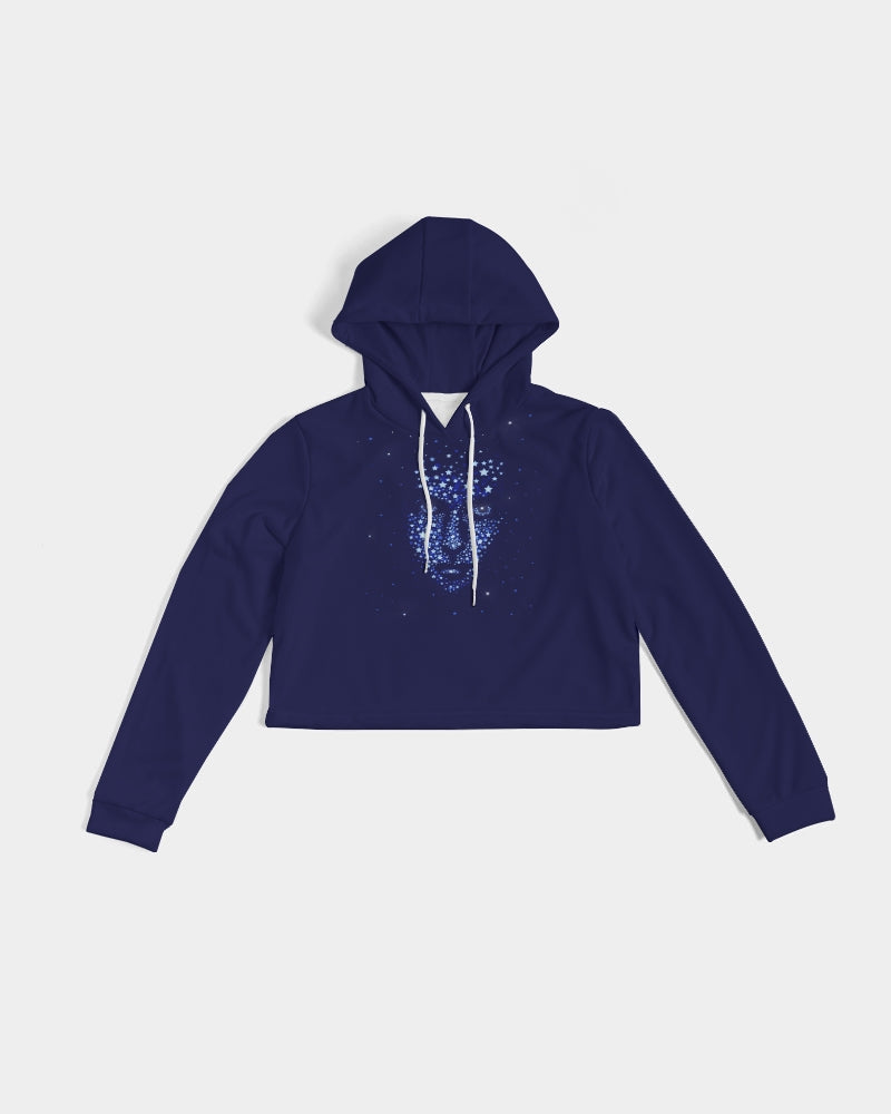 Nocturne Women's Cropped Hoodie | Always Get Lucky