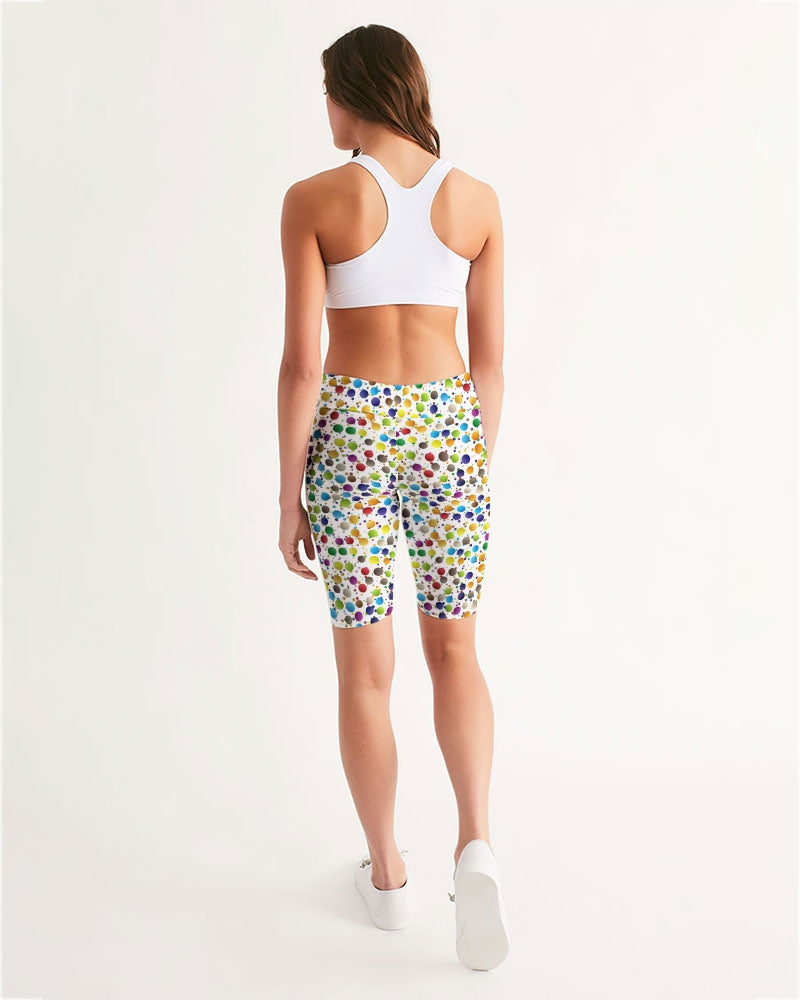 Happiness Women's Mid-Rise Bike Shorts