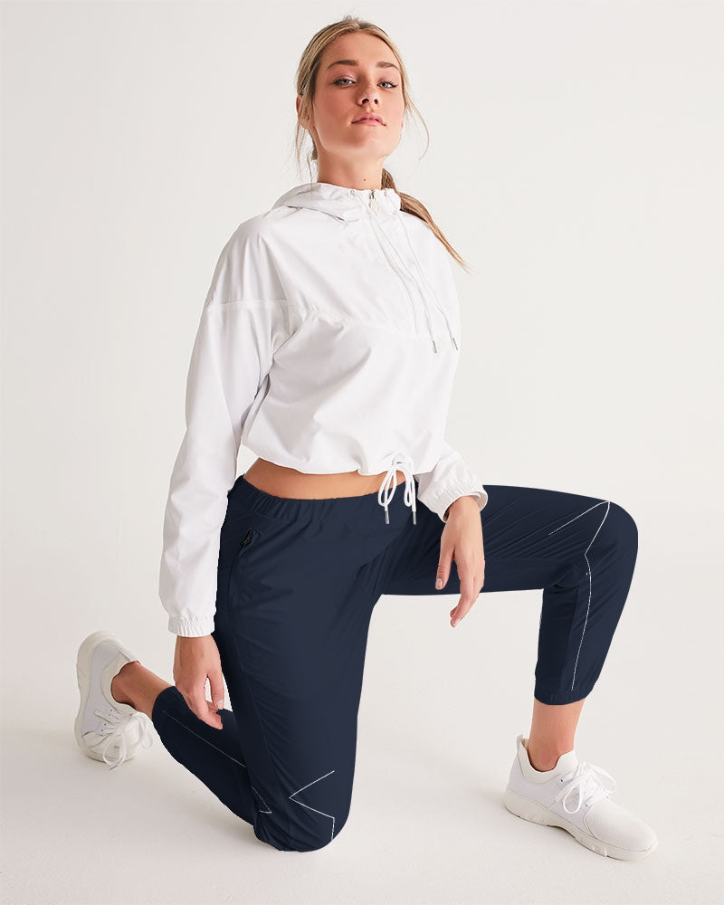 Lucky Lime Navy Geometric Women's Track Pants