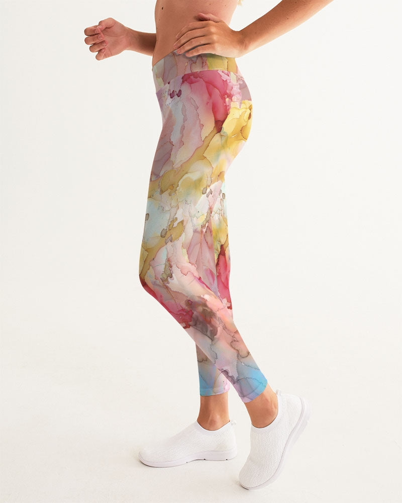 Smoke Gets in Your Eyes Women's Yoga Pants