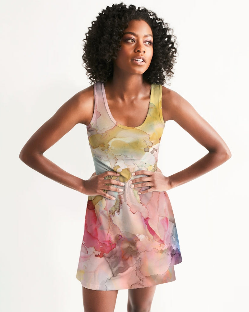 Smoke Gets in Your Eyes Women's Racerback Dress | Always Get Lucky