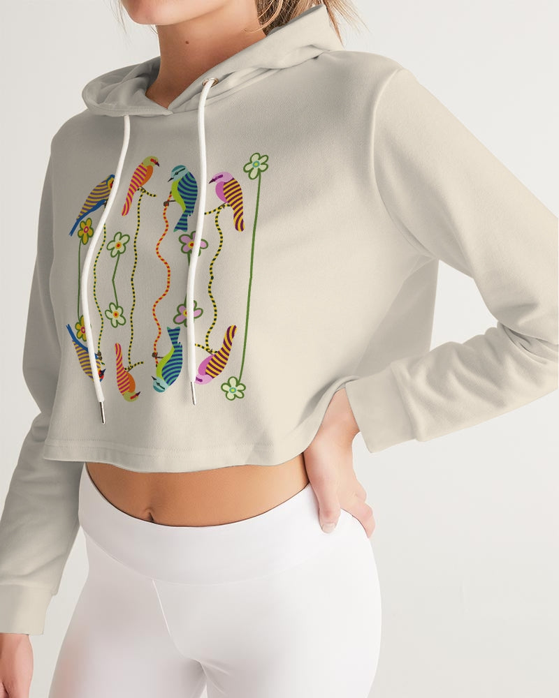 Cool Bird Women's Cropped Hoodie