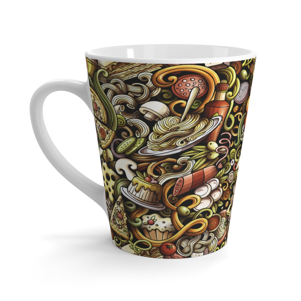Italian Restaurant Latte Mug from Vluxe by Lucky Nahum