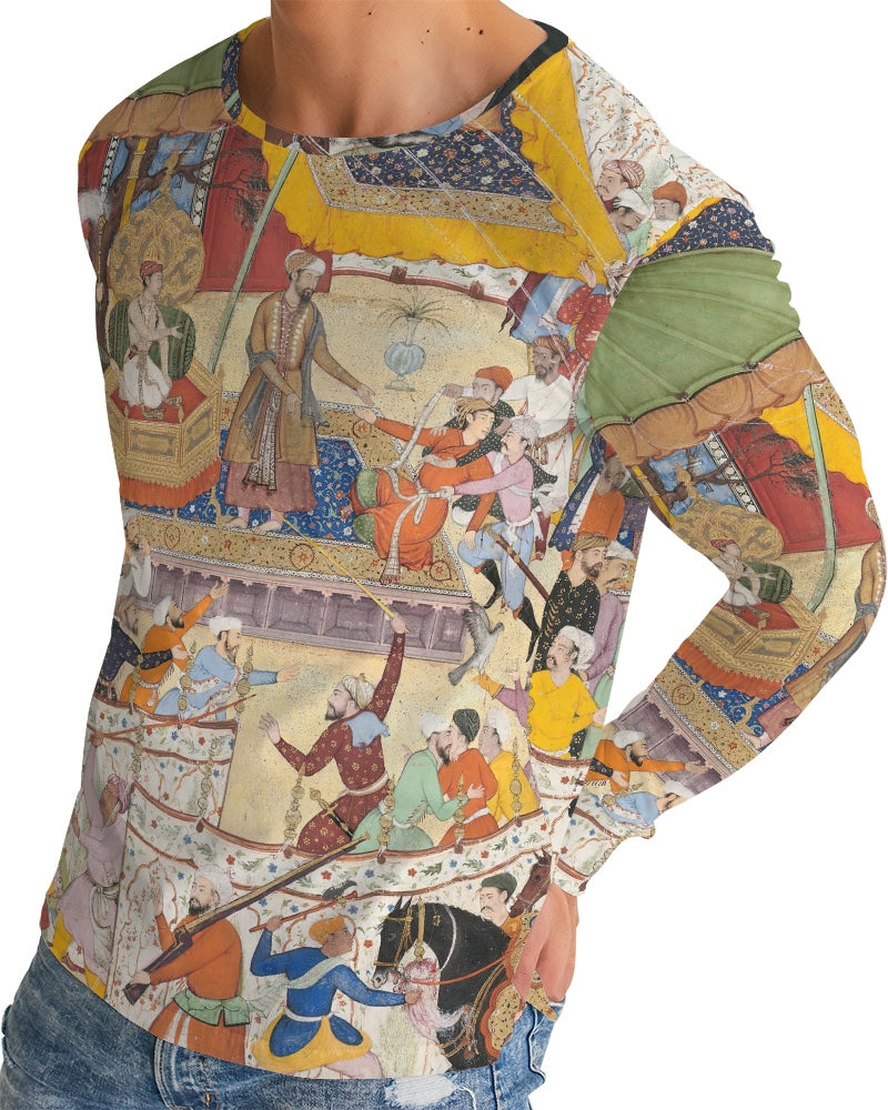 The Young Emperor Akbar  Men's Long Sleeve Tee | Always Get Lucky