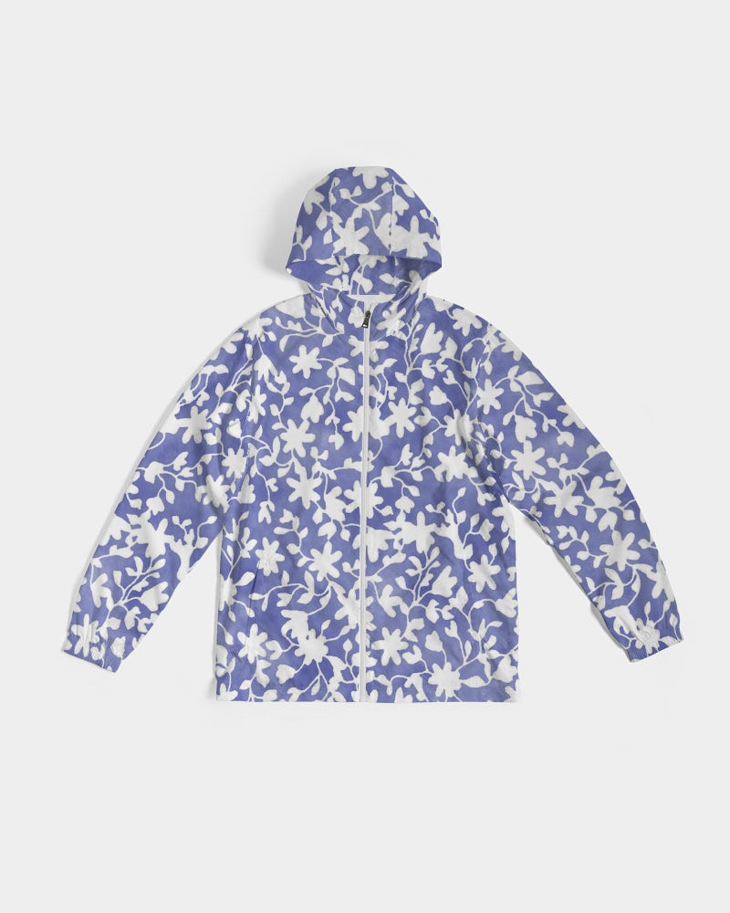 Camo Flower Sky Men's Windbreaker