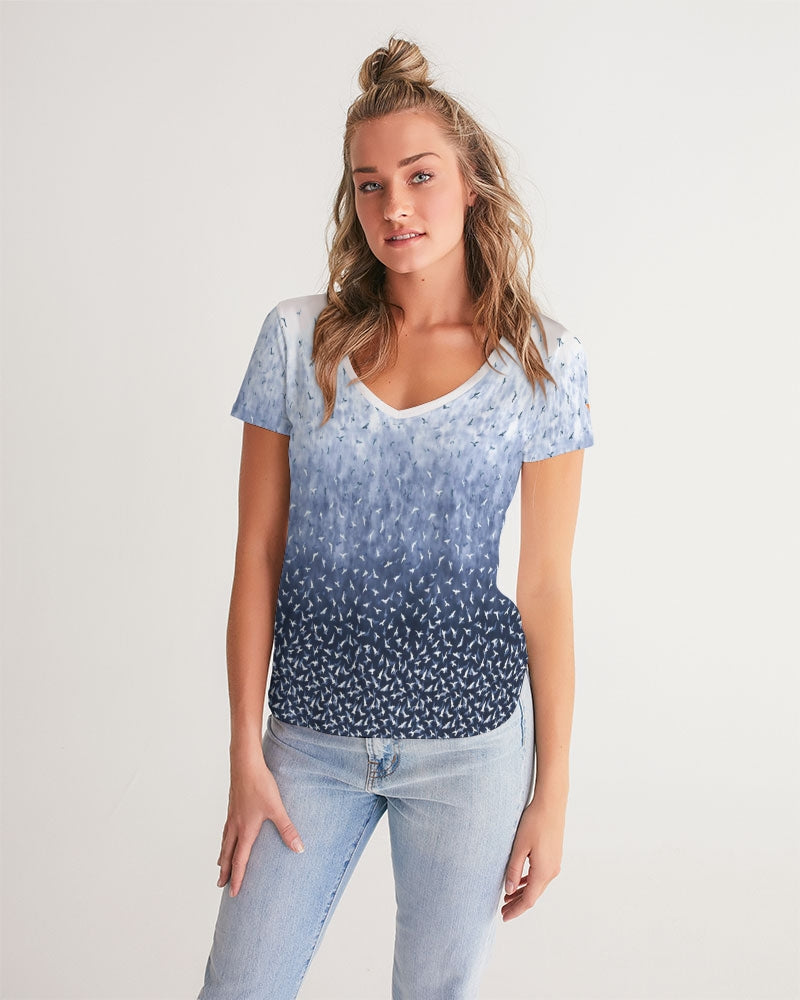 Birds Of A Feather Women's V-Neck Tee