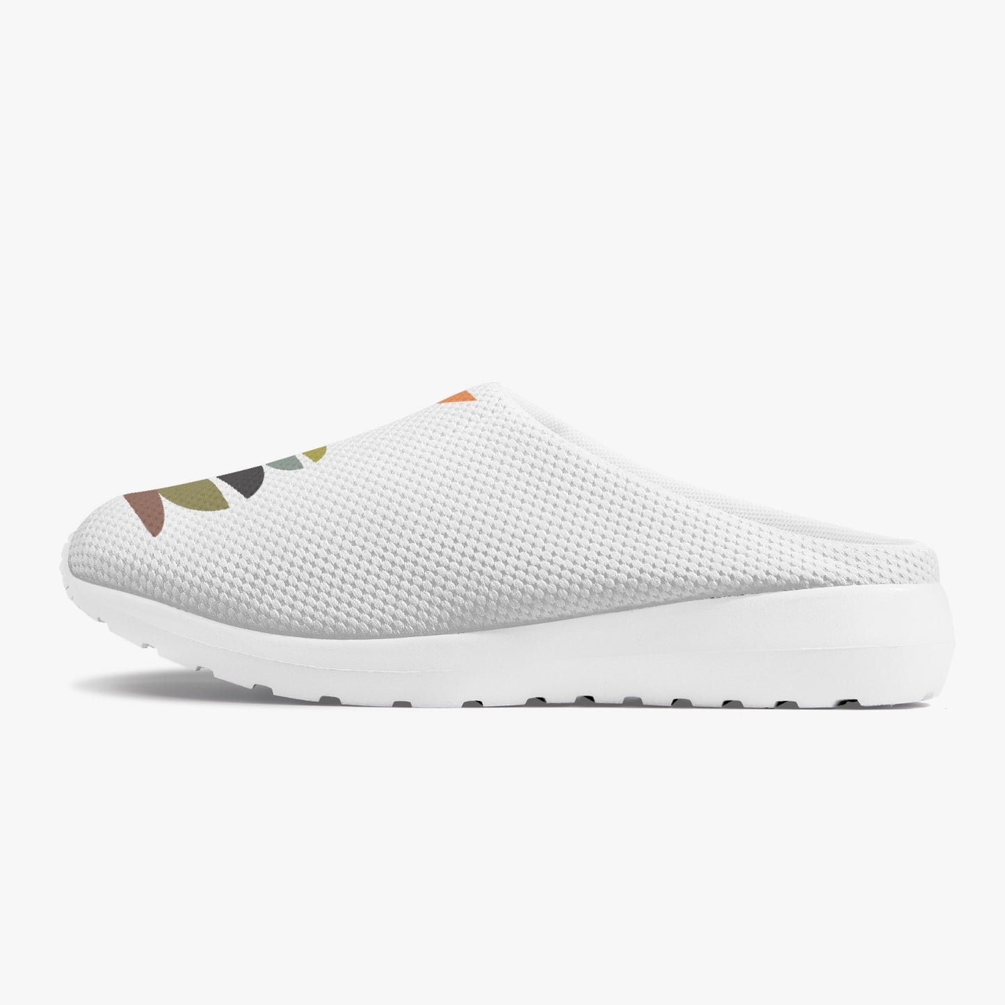Layered Stones Casual Mesh Non-Woven Slippers