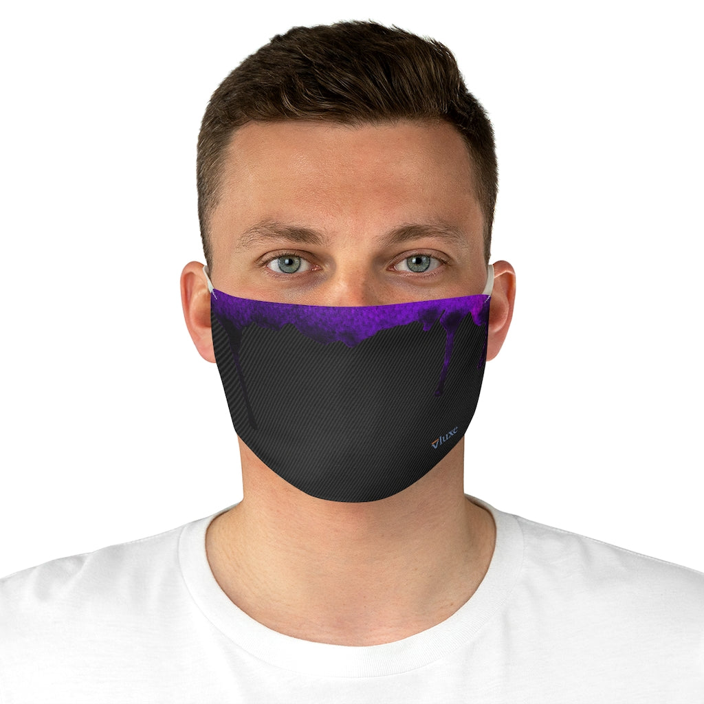 Dripped Grape Double Layer Fabric Face Mask from Vluxe by Lucky Nahum