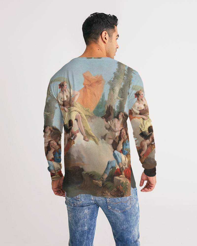 Classic Chilling Men's Long Sleeve Tee | Always Get Lucky